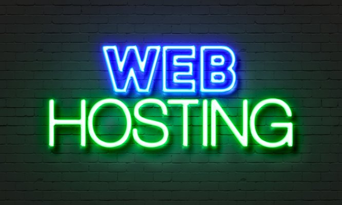 justhost web hosting service review overview web hosting green blue neon light